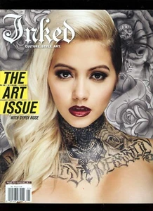INKED MAGAZIN JANUAR 2015 - THE ART ISSUE - TATTOO GYPSY ROSE - Bild 1 von 1