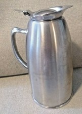 Winco Creamer Water Milk Ice Deluxe Pitcher - Catering Metal Stainless Steel