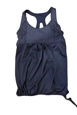 Camiseta sin mangas deportiva Old Navy para mujer pequeña activa calce suelto espalda deportiva gris pequeña Foto 1 de 4