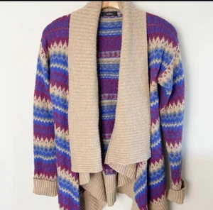 Suéter Cárdigan LF Millau Fair Isle Tejido Cascada | Talla Grande - Imagen 1 de 6