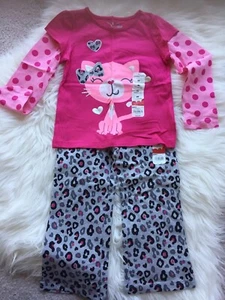 2pc Set Animal Print Cat Size 4T - Picture 1 of 4
