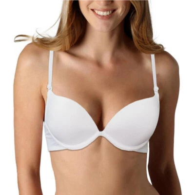 Sujetador push-up acolchado pecho pequeño 28-36 AA A B para mujer sujetadores con aros bralette  Foto 1 de 4