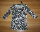 NWT Womens NICOLE MILLER Green Red Blue Combo Printed Shirt Sz Small S