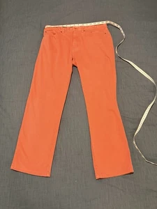 Peter Millar Herren Hose Gr. 34 Rosa Baumwolle 5-Pocket Gerades Bein Freizeithose - Bild 1 von 5