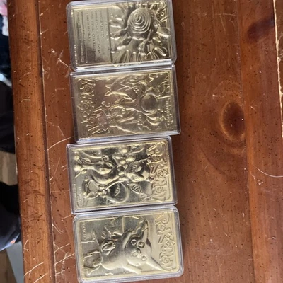 Pokémon Chapado en Oro 1999 23K Tarjeta Coleccionable Burger King Promo Edición Limitada Foto 1 de 3