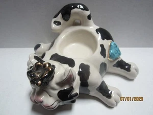 Heather Goldminc Stanley The Tabby Black/White Cat Tealight Candle Holder - Picture 1 of 1