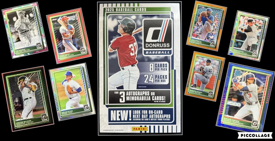 2025 Donruss Baseball: Optic Prizm Parallels "Pick a Card" - Image 1 of 1