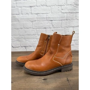 Franco Sarto Mujer Cuero Marrón Cremallera Moto Botines Santana Talla 7.5M - Imagen 1 de 13