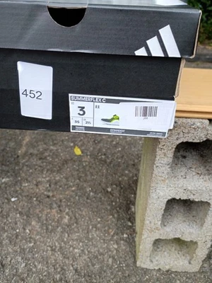 Adidas Summerflex C, NEW IN BOX, Size: Youth 3 Color:Black / Lemon / Lime - Image 1 of 4