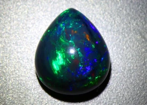5.30 CTS_EXTREME 3 D MULTI-COLOR FLASH_100 % NATURAL MULTI-COLOR WELO BLACK OPAL - Picture 1 of 4