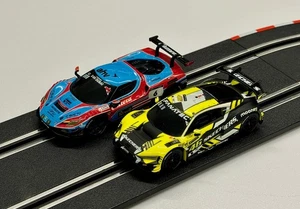 Carrera GO!!! GO PLUS!!! Ferrari 296 GT3 + Audi R8 LMS GT3 - Imagen 1 de 6