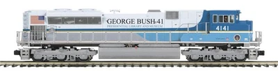 MTH #20-2828-1 O Scale SD70ACE Diesel Engine Proto-Sound 2 George H. Bush #4141 - Image 1 of 3