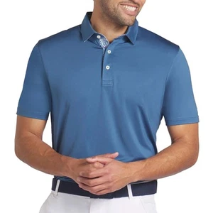 Puma Fair Isle Trim Polo Shirt - Picture 1 of 3