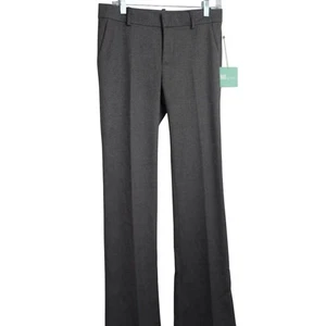 NWT Kut from the Kloth Herringbone Black and Gray Raymond Bootcut Pants Size 4 - Picture 1 of 9