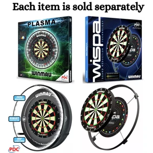Winmau 360° Plasma Dartboard Light & Winmau Wispa Sound Reduction System - Picture 1 of 20