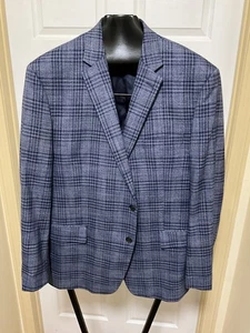 Neu Lauren Ralph Lauren Black Label Blazer blau kariert 46 Reg - Bild 1 von 10