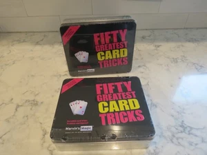Marvin's Magic Fifty Greatest Card Tricks Magic Set Magic Kit Factory Sealed - Picture 1 of 3