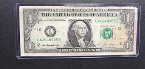 2013 $1 Dollar Bill #62648705 Ink ✍️ Plate Error Very Cool - Picture 1 of 2