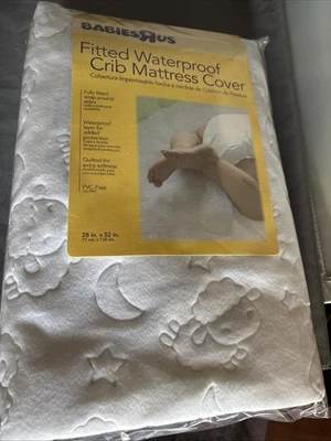 Baby R US Funda Colchón Cuna Impermeable Ajustada 28 x 52 pulgadas NUEVO Acolchada  Foto 1 de 2