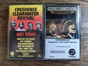 Creedence Clearwater Revival Cassette Tape Lot 2 VG Chronicle Ships Free - Picture 1 of 5