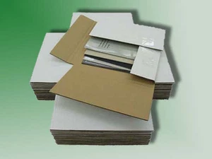 100 - 45 RPM Record Album Mailer Boxes & 200 - 7.5" x 7.5" Filler Pads   - Picture 1 of 2