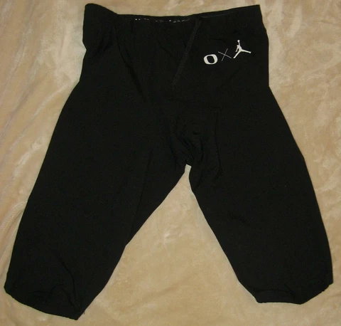 JUMPMAN OREGON DUCKS PE BLACK FOOTBALL GAME PANTS NIKE MICHAEL JORDAN STRINGS Cover