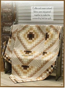Cappuccino Light Quilt Pattern Pieced CT - Picture 1 of 1