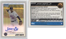 2010 Bowman Chrome Prospects Refractor Auto /500 Jefry Marte #BCP112 Auto