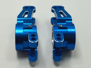CNC Alloy Rear Hub Carriers Blue For Team Associated RC8B3 81075 Dhawk Racing - Picture 1 of 1