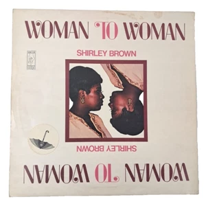 Shirley Brown Woman To Woman Vinyl LP 1975 UK Album Stax STX 1031 Record - Bild 1 von 4