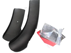 COPPIA PARAFANGHI CICLO E-BIKE -FAT BIKE RUOTA 20 TIPO CORTO (IN ABS NERO) - Foto 1 di 3