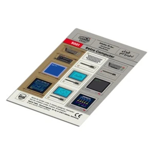 Retro Computer ❤️ STICKER fit for building blocks tiles /5001 - Picture 1 of 1