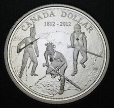 Canada 2012 $1 the 200th Anniv. of the War of 1812 ( 0.9999 Pure Silver ) Proof