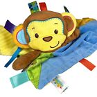 TaGgies Lovey Monkey Security Blanket Silky Tags Stuffed Animal Toddler Vtg