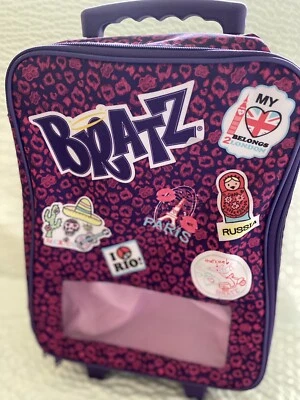 Bratz Suitcase Small Rolling Suitcase for Doll Accessories Retractable Handle* - Image 1 of 4