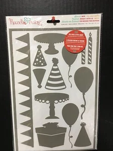 Hazel & Ruby Stencil Mask Peel Away Shapes Birthday Party Reusable Craft New - Picture 1 of 2