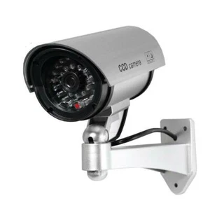 Dummy Security Camera Fake 5 Inch IR Flashing Light Surveillance CCTV Indoor - Picture 1 of 10