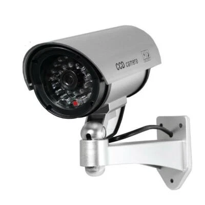 Dummy Security Camera Fake 5 Inch IR Flashing Light  Surveillance CCTV Indoor  - Image 1 of 4