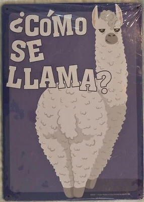 Como Se Llama Novelty Sign,  Home Décor, NEW, metal, FREE SHPPING - Image 1 of 2