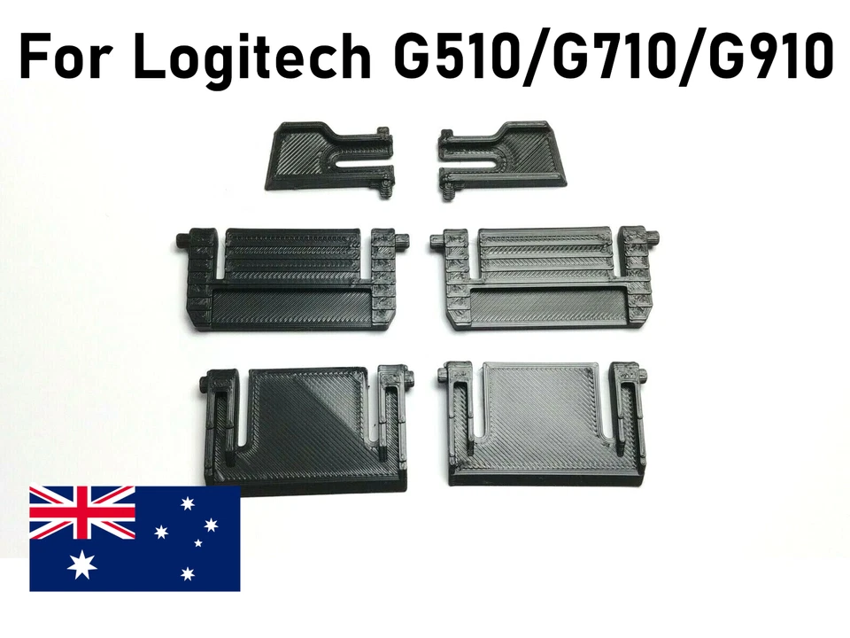 Logitech G510 G710 G910 Keyboard Replacement Feet Leg Stand 1 Pair - image 1 of 1
