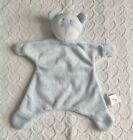 Mini Mode Teddy Bear Baby  Child Blanket Comforter Soother   Blue Bnwot