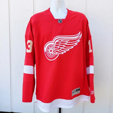 Men’s XL Pavel Datsyuk - Detroit Red Wings - Reebok Authentic Home Jersey #13 Cover