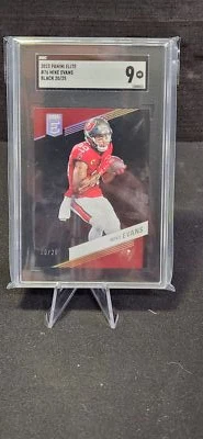 2023 Donruss Elite #76 Mike Evans Black 20/25 Sportscard Guaranty Corporation 9 - Image 1 of 2