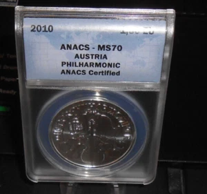 2010 - 1,50 EU - AUSTRIA - PHILHARMONIC - ANACS - MS70 - ANACS CERTIFIED - Picture 1 of 7