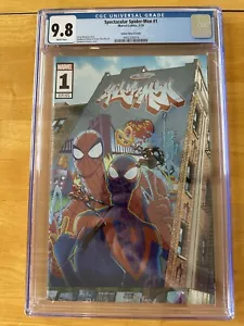 Spectacular Spider-Men #1 Humberto Ramos Graffiti Variant W/Foil COA - CGC 9.8 - Bild 1 von 5