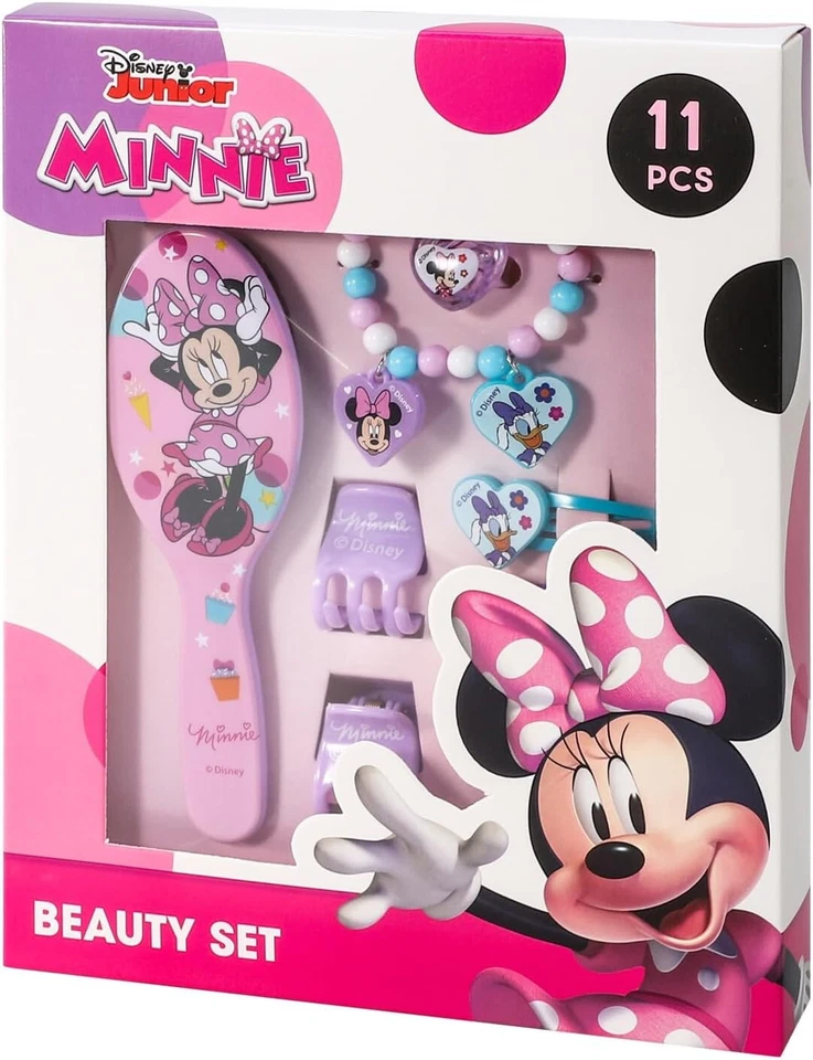 Disney Junior Minnie Mouse 11 Pce Beauty Jewellery Fashion & Hair Accessory Set