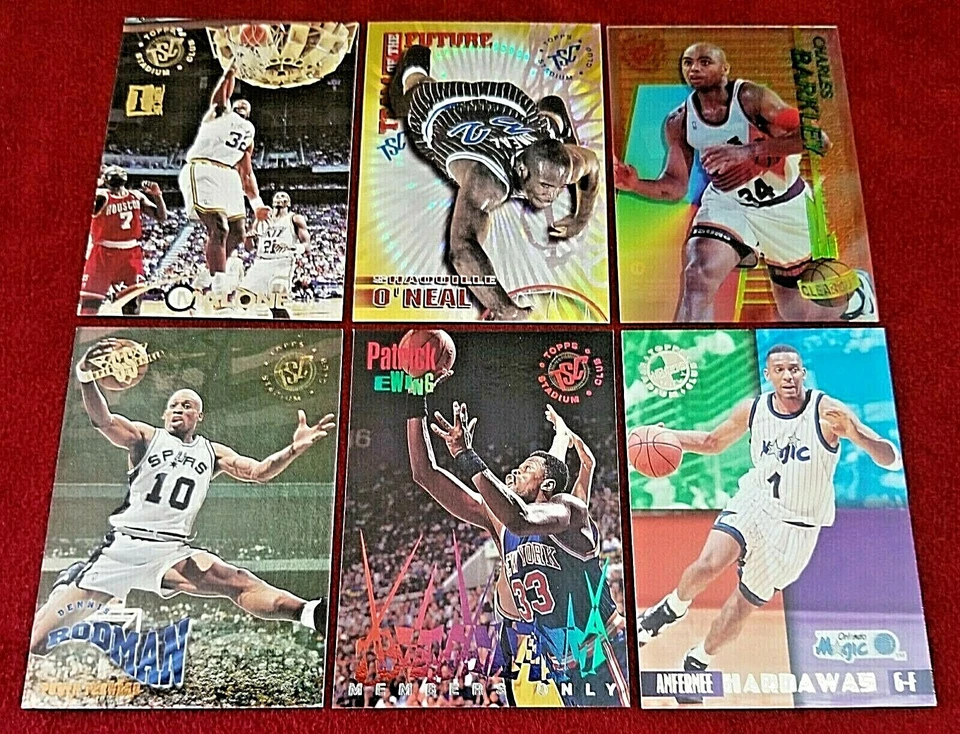 1994-95 Stadium Club MEMBERS ONLY JORDAN BEAM TEAM OLAJUWON EWING MALONE O'Neal - Image 1 of 1