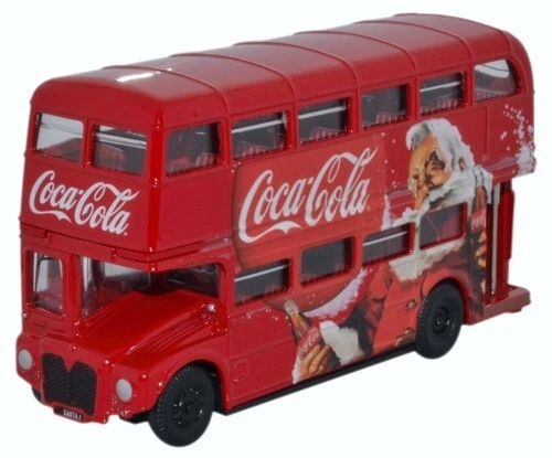 ROUTEMASTER BUS - COCA-COLA - CHRISTMAS -  1:76 - OO scale - OXFORD 76RM114CC - Image 1 of 1