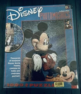 NWT Disney Photomosaics Mickey Mouse 1000+ puzzle Robert Silvers 27"x 20" Sealed - Picture 1 of 10