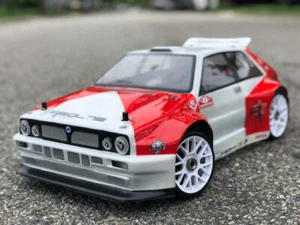 LANCIA LDI 1/8 SCALE GT CLEAR RC CAR BODY - 0109 TRAXXAS SLASH HOBAO VTE TYPHON - Picture 1 of 8